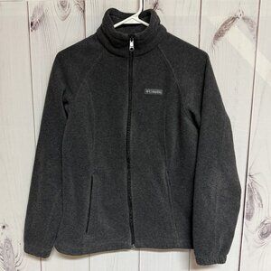 Columbia Benton Springs Gray Fleece Jacket Women’s Small EUC